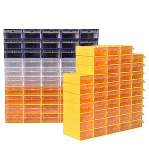 Wholesale Combined Cabinet Parts Organizer Stackable Storage Bins Plastic Drawers Shelf Bin Box Storage With Drawers Warehouse