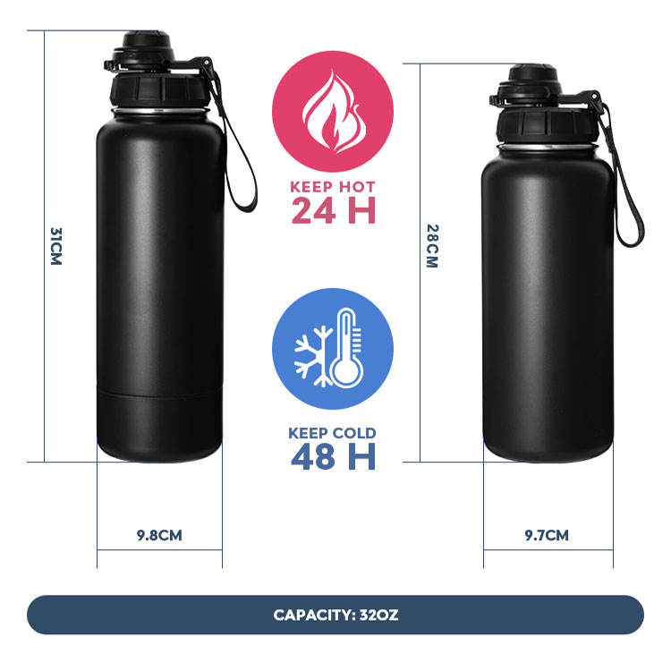 Everich New Design Wide Mouth Double Wall Stainless Steel Vacuum ...