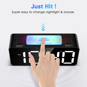 RGB rung Đồng Hồ Báo Thức Lớn lớn in bàn đồng hồ - Product Image 5