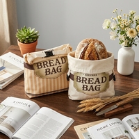 Sacs de conservation alimentaire en cire d'abeille, sans plastique, sûrs et recyclables, pour la pâtisserie et l'emballage du pain, avec option de logo personnalisé