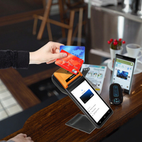 Android 12.0 POS GMS, terminal de point de vente portable 5,5 pouces, lecteur de codes-barres 1D/2D/QR, 4G WiFi Bluetooth, processeur octa-core, 2 Go de RAM/16 Go de SSD, thermique