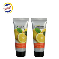 Krim BB dan masker wajah kosong kustom, kemasan tabung kosmetik plastik laminasi 2 Lapis