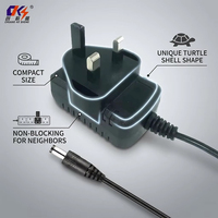 Fuente de Alimentación de Pared con Certificación UKCA, AC 100-240V DC 5V 2A 10W, Enchufe, Material de PC, Adaptador de Corriente para Cámaras CCTV LED de 5 Voltios y 2 Amperios