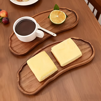 Plateau de service en bois personnalisé pour fromage, assiettes, pain, fruits, apéritifs, rangement, plateau à couverts de luxe en bois