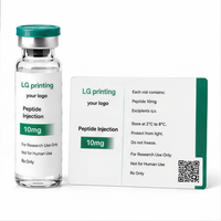Étiquette personnalisée pour flacon, autocollant pour petit flacon en verre, emballage pharmaceutique avec code-barres QR, impression personnalisée