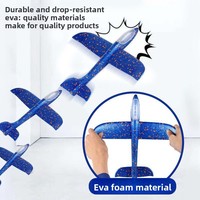 Pistolet lanceur d'avion en mousse lumineux style influenceur Douyin, planeur à élastique, jouet de rue pour garçons de 14 ans