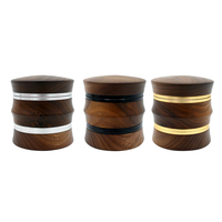 Broyeur créatif en bois, accessoire de fumage, avec Logo personnalisé, pour herbe, épices et tabac