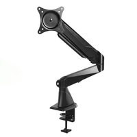 Nouveau bras de moniteur réglable en alliage d'aluminium GM212 avec ressort à gaz, support de bureau pour écran d'ordinateur de 27 pouces