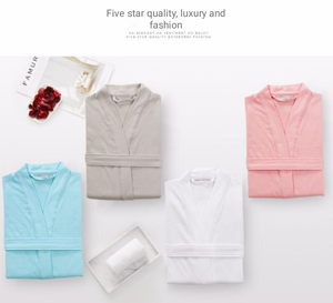 Nuovo Design Stile Hotel, Accappatoi Personalizzati <span class=keywords><strong>100</strong></span>% <span class=keywords><strong>Cotone</strong></span>, Motivo a Nido d'Ape e a Rombi per Uomo e Donna - Product Image 6