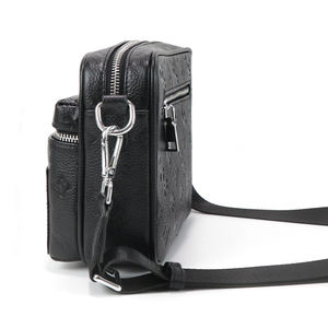 Bolso de hombro de cuero GORFIA para hombre, Bolso bandolera de mensajero de piel de vaca <span class=keywords><strong>Real</strong></span> para hombre, bolso de viaje de negocios para hombre, bolso de teléfono para niño/ - Product Image 2