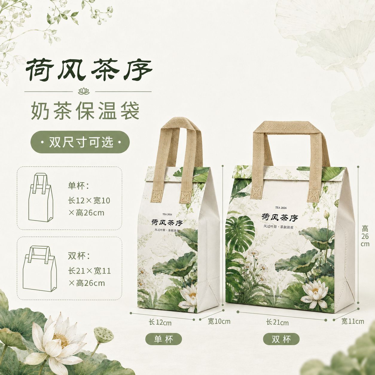 ขนาดเล็กพิเศษ (ถ้วยเดี่ยว) [12 ซม. (ยาว) x 10 ซม. (กว้าง) x 26 ซม. (สูง)]