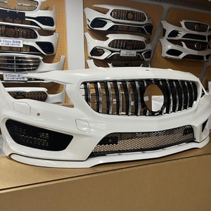 Moldura de Parachoques Delantero para Mercedes-Benz Clase CLA W117 2013-2015, A1178851322L A1178851422R, Plástico ABS con Recortes para Faros Antiniebla - Product Image 1