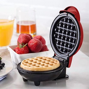 Mini Máquina Eléctrica Portátil Automática <span class=keywords><strong>para</strong></span> Hacer Sándwiches, Pasteles y Waffles, Uso Doméstico con Enchufes <span class=keywords><strong>para</strong></span> EE. UU. y la UE, <span class=keywords><strong>para</strong></span> Desayunos en Casa y en el Auto - Product Image 1