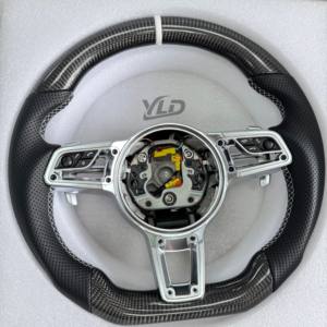 Volante Personalizado YLD en Alcántara, Compatible con <span class=keywords><strong>Porsche</strong></span> 911.2 971 959 718 Macan Cayman 991, Nuevo Volante Mejorado - Product Image 2