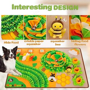 Alfombra Interactiva para Perros, Alfombra de Alimentación Lenta para Cachorros, Alfombra para Premios para Perros, Alivia el Estrés, Estimula la Búsqueda Natural de Alimentos - Product Image 5