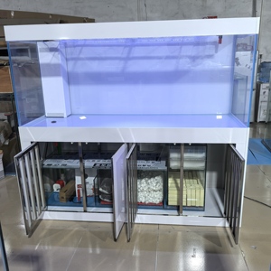 סיטונאי 250 להתאמה אישית 300 גלון אקווריום בית גדול לבן ברור זכוכית ארוונה עם מערכת סינון - Product Image 5
