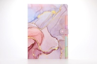 Carpeta de documentos multicolor, cubierta dura esmerilada, carpeta de presupuesto de PP, carpeta de archivos A4 para material escolar y de oficina