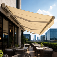 Auvent rétractable motorisé, télécommande électrique, imperméable, pare-soleil pour terrasse