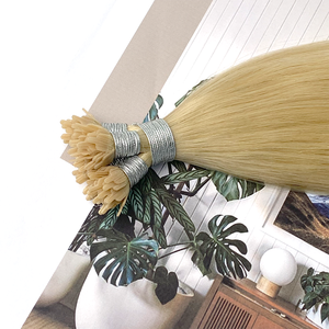 Nuovo arrivo Remy cuticola 100% capelli vergini umani Pre Bonded Fan Y Tip Hair Extensions - Product Image 2