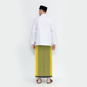 ผ้าโสร่งสไตล์มุสลิมสำหรับผู้ชายผ้าโสร่งลายแอตลาสจากอินโดเนเซีย - Product Image 5