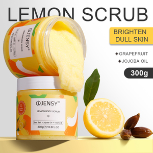Exfoliante Corporal Vegano Natural Sin Sulfatos de Marca Privada al por Mayor, Exfoliante Corporal Blanqueador Orgánico con Manteca de Karité, Limón y Café - Product Image 5