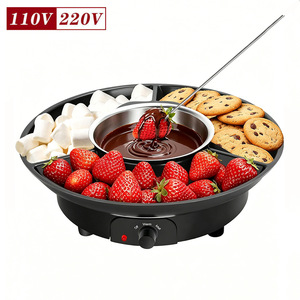 Fontaine à chocolat électrique pour plateau de fruits avec pot à <span class=keywords><strong>fondue</strong></span>, <span class=keywords><strong>tour</strong></span> de fusion et distributeur de sauce - Product Image 3