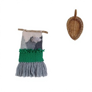 Décoration murale en bois faite à la main de haute qualité avec broderie indienne, design Art Déco, décoration de la maison pour Diwali, artistique, culturelle, traditionnelle - Product Image 1