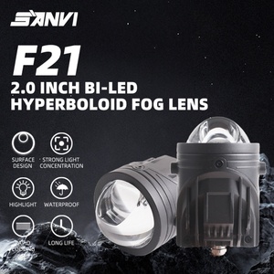 Sanvi Phares LED F21 de haute qualité 2,0 pouces 6000K Blanc, Feux antibrouillard pour éclairage automobile pour Accord CRV CLS, Matériau en verre, Nouveaux - Product Image 2