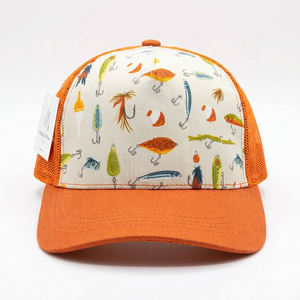 Two Tone Mesh <b>Kids</b> Trucker <b>Cap</b> Embroidered Youth Fishing Hat Breathable Outdoor Boys Mesh <b>Baseball</b> <b>Cap</b> - Product Image 5