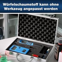 Étui de transport pour instruments de mesure, étui en aluminium résistant, boîte de rangement pour téléphone portable, poche, tableau, boîte à clé