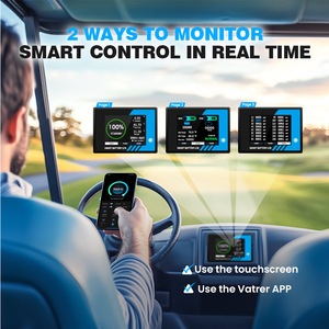 リチウム48V/72V LiFePO4ゴルフカートバッテリー105Ah 160Ah-300Ah UTV充電器付き - Product Image 5