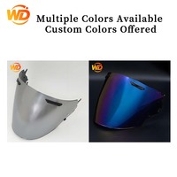 Visière VZ pour casque intégral - Nouvelle lentille de pare-brise moto en PC anti-rayures, écran facial de remplacement durable