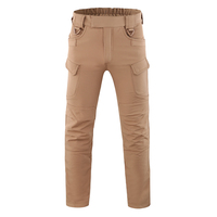 Pantalons de chasse et de randonnée d'hiver pour hommes ESDY, polaire chaud, pantalon tactique softshell