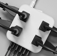 Adaptateur de multiprise US avec plusieurs ports USB, charge rapide 3.6A, prise standard américaine
