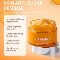 Vente en gros de crème hydratante et nourrissante pour le soin de la peau du visage, 50 g, réparation, vitamine C, blanchiment