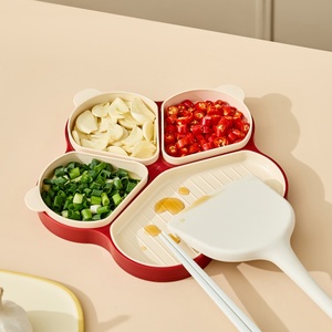Custom Logo/Color Multifunctional Kitchen Tools Flower Dish <b>Basket</b> Creative Plastic Vegetable Clean Platter Fruit <b>Tray</b> - Product Image 1
