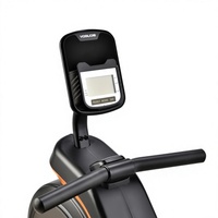 Máquina de Remo Magnética Plegable con Transmisión por Correa, Equipo de Fitness Cardiovascular para Uso Doméstico en Interiores, Capacidad de 120 kg
