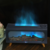 Diffuseur d'arômes pour cheminée, humidificateur, diffuseur d'aromathérapie, diffuseur d'huiles essentielles, peut être connecté à un réservoir d'eau de grande capacité