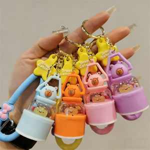 Custom 3D Silicone Animal Keychain Silicone <strong>Light</strong> up Keychain LED <strong>Light</strong> <strong>Keyring</strong> - Product Image 5