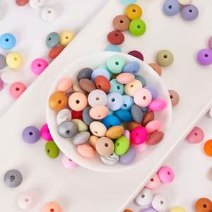 Productos de tendencia <span class=keywords><strong>2023</strong></span> recién llegados cuentas y cuerdas de dentición Babay de silicona cuentas de silicona natural de grado alimenticio ecológico - Product Image 2