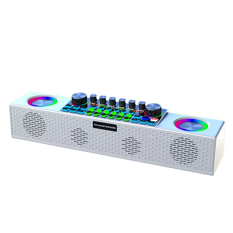 SY6 senza fili di canto dal vivo audio scheda audio all-in-one per famiglia all'aperto quadrato k canzone altoparlante bluetooth portatile