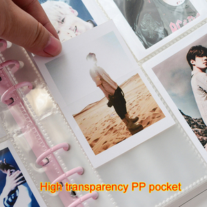 Chất kết dính thẻ PVC 3 \ "& 5 \" Chất kết dính đầy màu sắc 6 vòng để lưu trữ Thẻ Rời <span class=keywords><strong>A5</strong></span> <span class=keywords><strong>PP</strong></span> đựng ảnh máy tính xách tay - Product Image 2