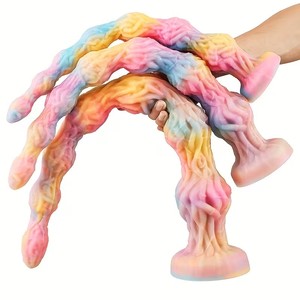 新色の多色性のある蔓型アナルビーズとプラグマッサージスティック、シリコン製大人用セックストイ（Xingse製） - Product Image 2