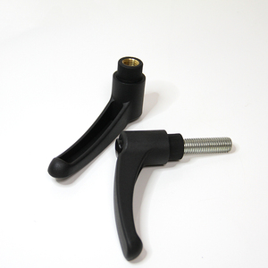 Tay cầm kẹp xoay điều chỉnh hình chữ L bằng nylon đen HZ.103008, dùng trong công nghiệp - Product Image 3