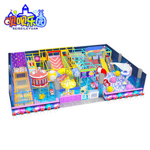Parque de Trampolines Comercial Interior ODM, Equipamiento de Juegos Suaves, Área de Juegos con Piscina de Pelotas para Niños, <span class=keywords><strong>Castillo</strong></span> Inflable para Centros Comerciales - Product Image 1