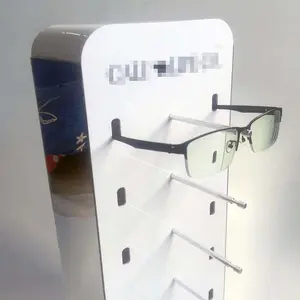 Kustom baru kacamata akrilik acara rak Tampilan pemegang kaca plexiglass kacamata meja lucite pajangan kacamata berdiri