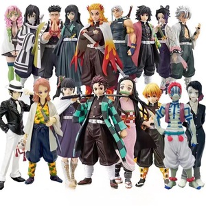 หุ่นโมเดลของเล่น PVC,โมเดลนักรบอะนิเมะ <span class=keywords><strong>Demon</strong></span> <span class=keywords><strong>Slayer</strong></span> Kimetsu No Yaiba Kamado Tanjirou Agatsuma Zenitsu Nezuko Warrior - Product Image 1