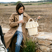 Sac de rangement multifonctionnel portable et imperméable pour bébé, grande capacité, organiseur de couches de voyage, sac de poussette
