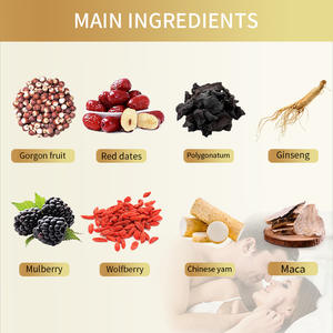 Thé énergétique pour hommes de qualité supérieure, fabriqué à la main, à base de ginseng et de goji, pour la vitalité sexuelle et la fertilité masculine, OEM/ODM Chine - Product Image 2