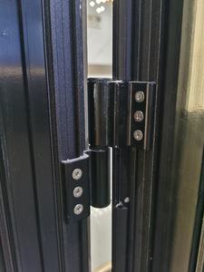 Porte française en verre à battant, en alliage d'aluminium, étanche, finition de sécurité américaine - Product Image 4